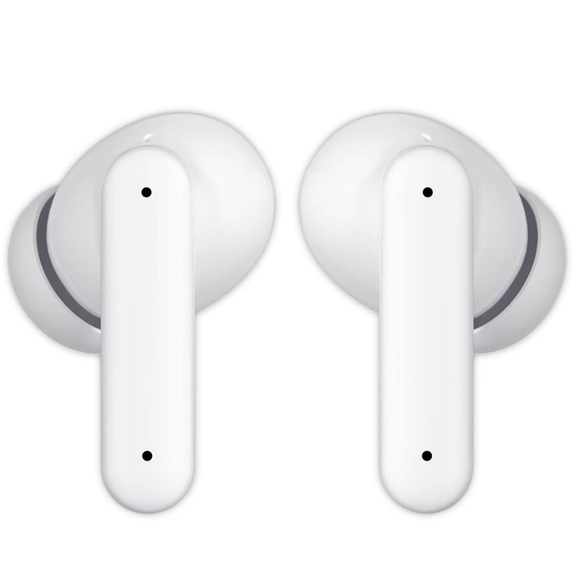 Goodmans True Wireless lED Metallic Earphones ENC Clearcalls with 4 Mics - White - 1